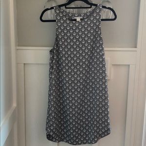 H & M black and white dress